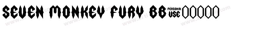 Seven Monkey Fury BB字体转换